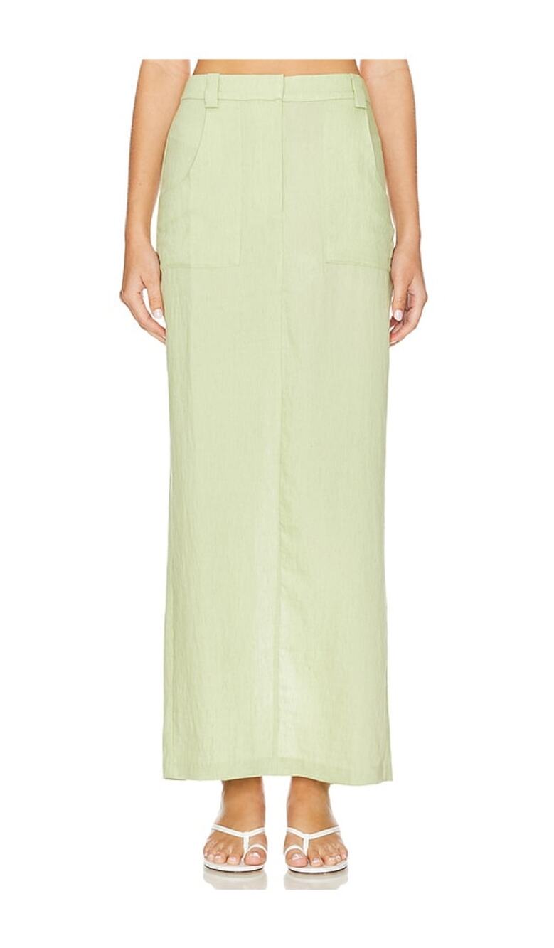 Amanda Uprichard Tailored Green Masters Skirt Size S